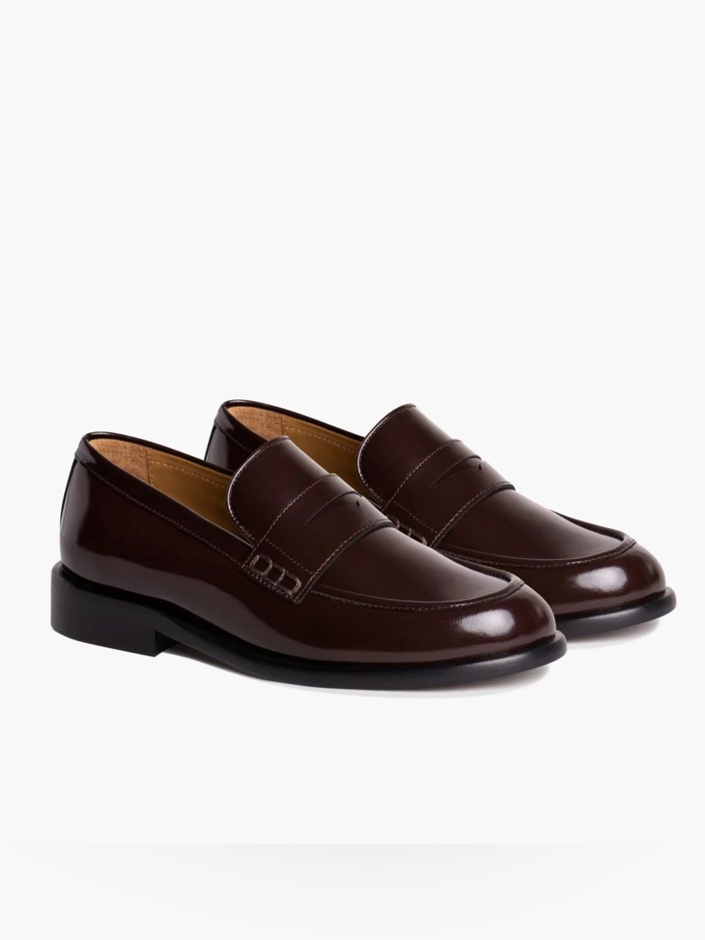 Thursday Boot Company Women’s Burgundy Patent Leather Dress Penny Loafers